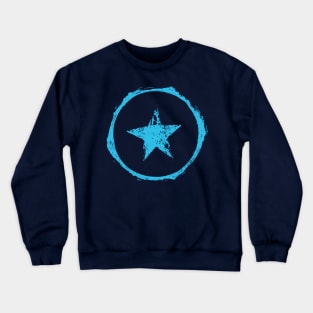 Star and Circle - Grunge Crewneck Sweatshirt